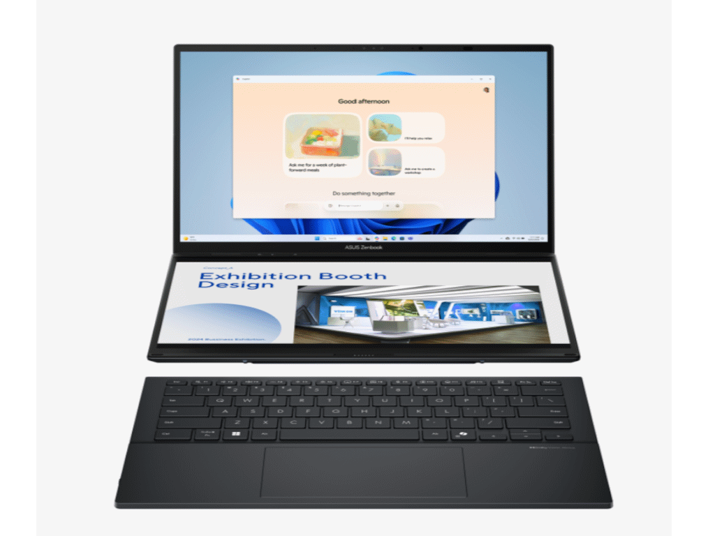 Laptop ASUS ZenBook Duo UX8406CA-PZ005W/WIn11 Home/14" OLED 3K/U9-285H/32TB/2TB/siva