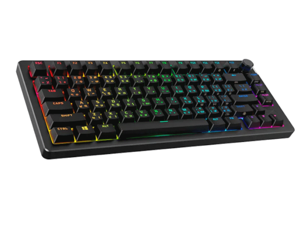 Tastatura HyperX Alloy Rise 75/Wireless/Gaming/crna