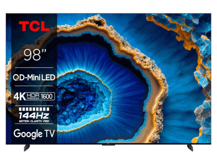 Televizor TCL 98C805/Mini LED-QLED/98"/4K HDR/144Hz/Google TV/crna