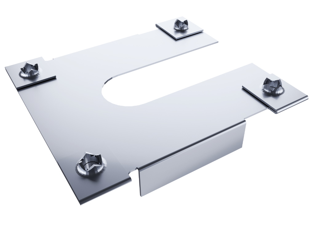 Konstrukcije za SE ANTAI za krovove od falcovanog lima, TYN-134, set za 4 panela - Slika 5