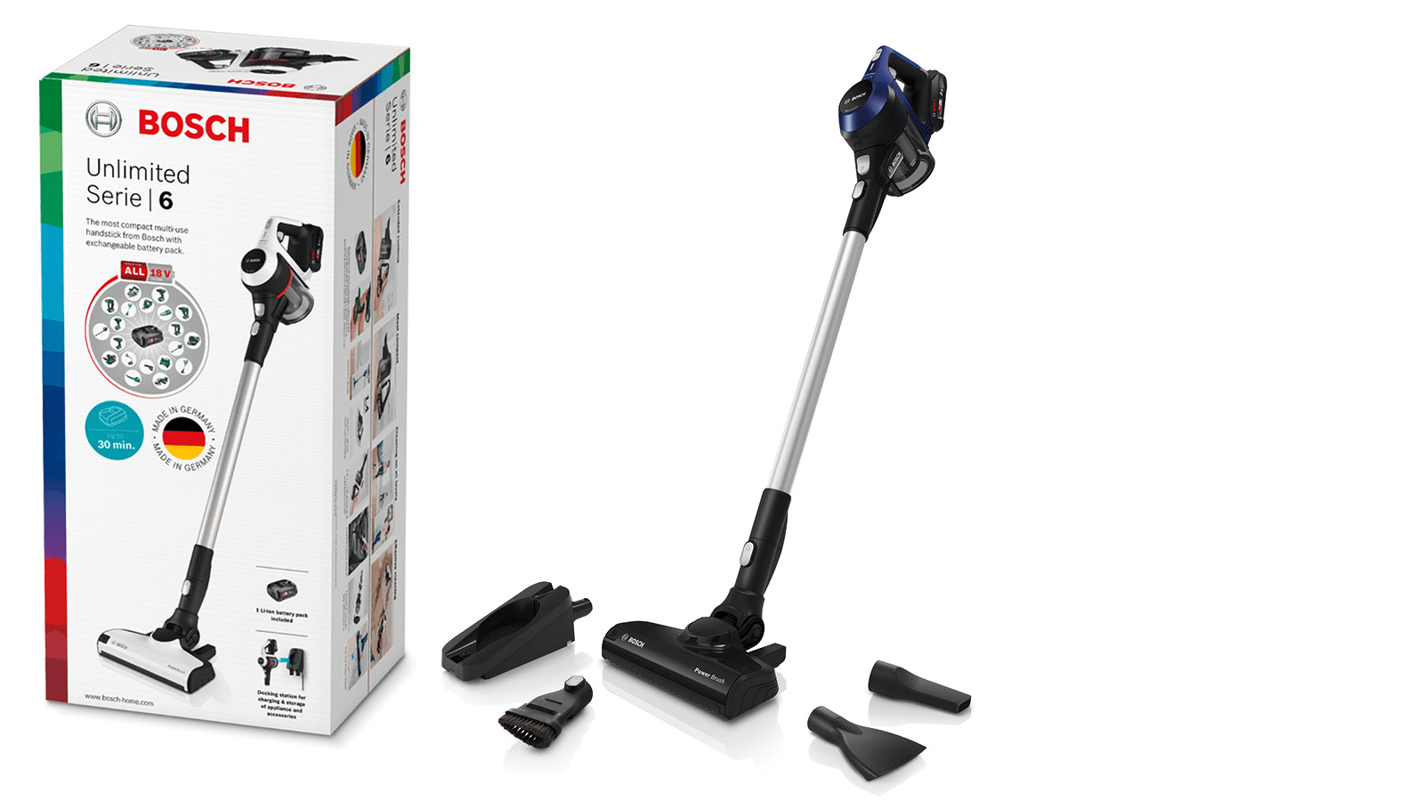 Usisivac BOSCH BBS611MAT/Serija 6/sa posudom/štapni/plava - Slika 4