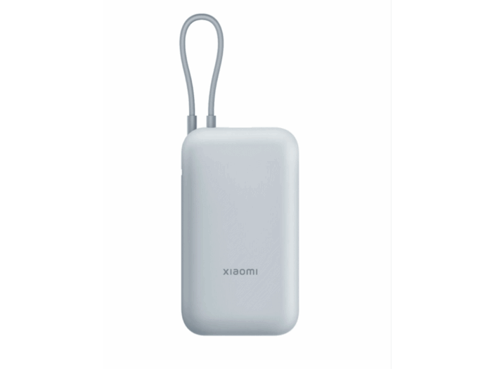 Prenosivi Punjac XIAOMI Power Bank 10000mAh/USB Tip-C/integrisan kabl/plava