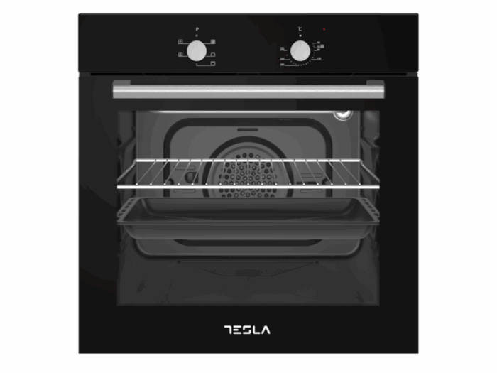 Ugradna rerna TESLA BO300SB ventilatorska/56L/mehanicka/crna