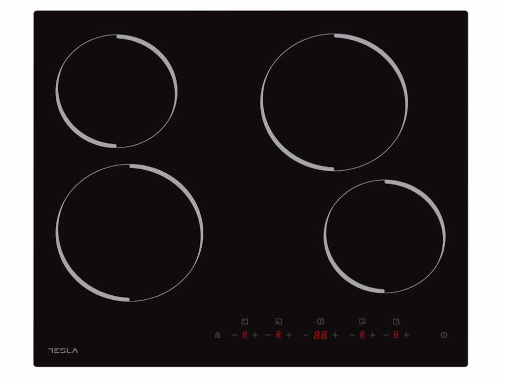 Ugradni set TESLA BO301MB+HV6401MB/65L/60cm/Mechanical control/keramicka ploca/59cm/crna