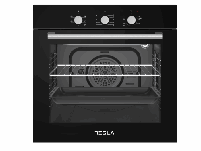 Ugradna rerna TESLA BO600SB ventilatorska/60L/mehanicka/crna