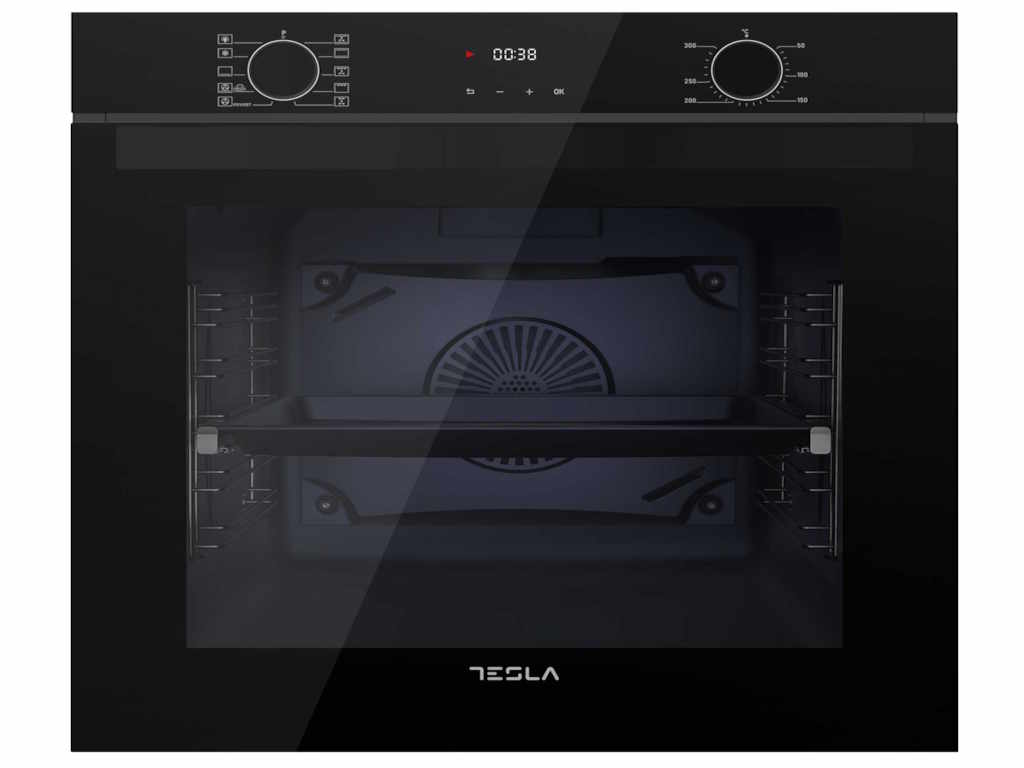 Ugradna rerna TESLA BO900FBFA ventilatorska/81L/digitalna/Air fry funkcija/crna