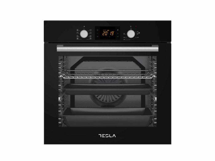 Ugradna rerna TESLA BO900SB ventilatorska/80L/mehanicka/crna