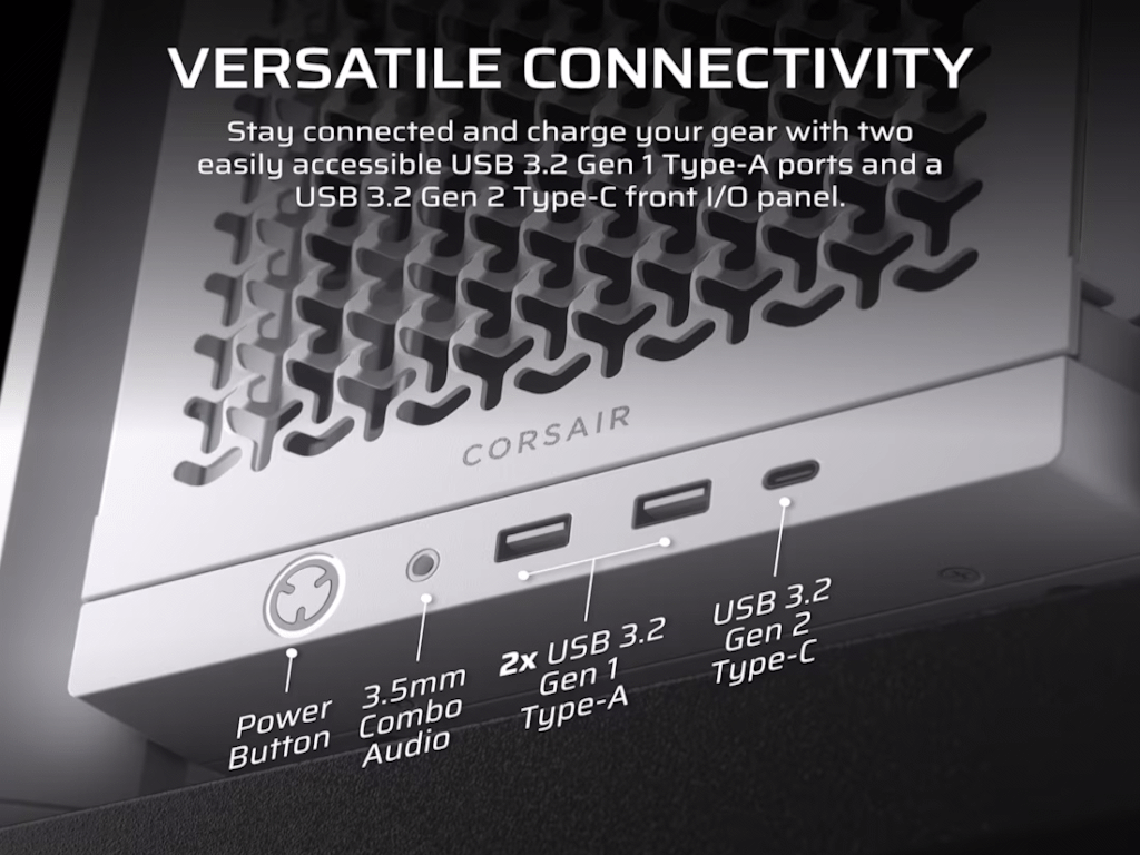 Kucište CORSAIR FRAME 4000D Mid-Tower/ATX/kaljeno staklo/bez napajanja/bela - Slika 2