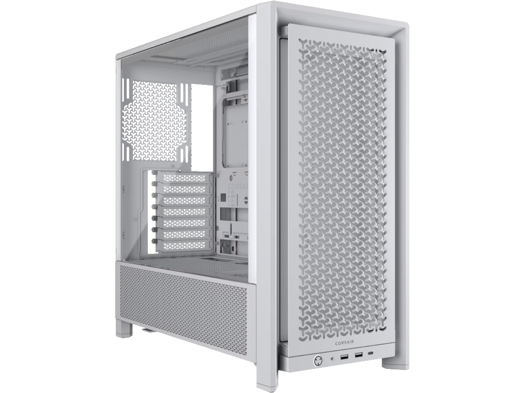 Kucište CORSAIR FRAME 4000D Mid-Tower/ATX/kaljeno staklo/bez napajanja/bela - Slika 3