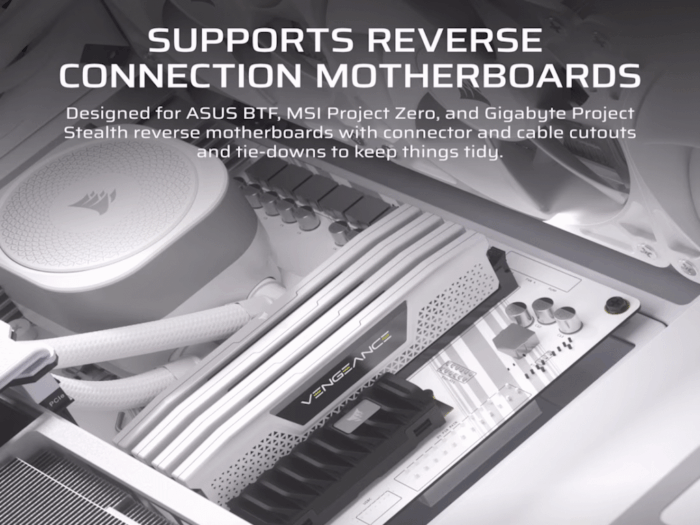 Kucište CORSAIR FRAME 4000D RS Mid-Tower/ATX/kaljeno staklo/bez napajanja/bela