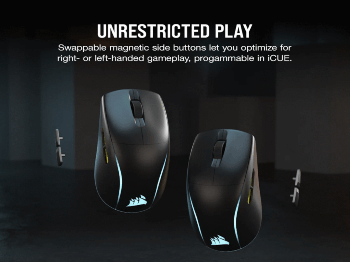 Miš CORSAIR M75 bežicni/CH-931D010-EU/RGB/gaming/crna
