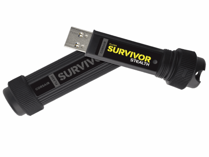 USB memorija CORSAIR SURVIVOR STEALTH 256GB/USB 3.0/verzija 2015/crna