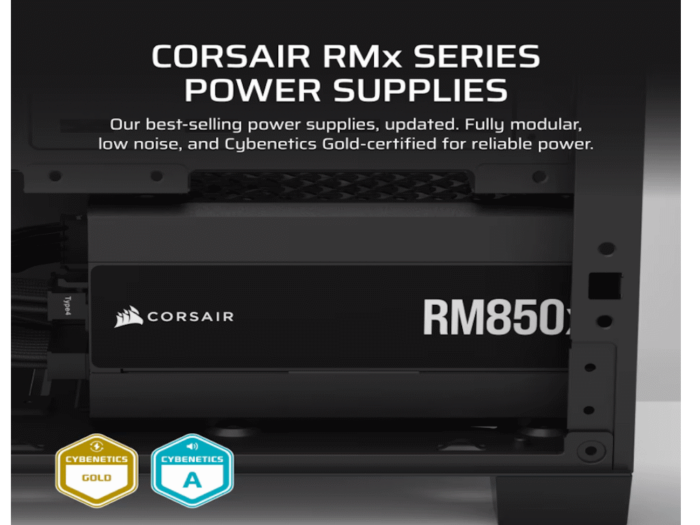 Napajanje CORSAIR RM850x 850W/ATX 3.1/80+GOLD/modularno/crna