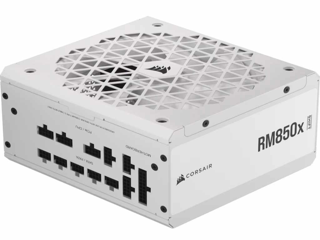 Napajanje CORSAIR SHIFT RM850x 750W/modularno/ATX/80+Gold/bela - Slika 3