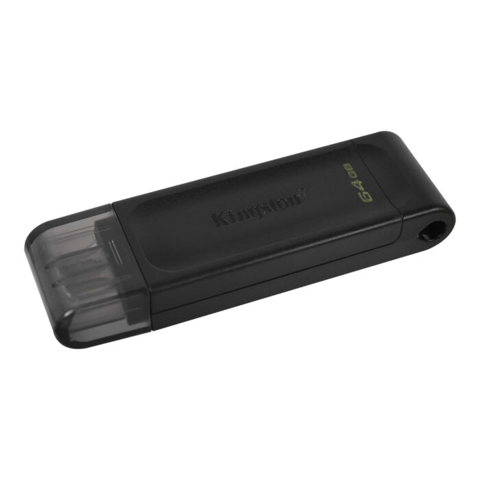 USB memorija KINGSTON DT70/64GB/DataTraveler/3.2/crna