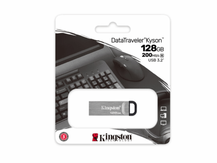 USB memorija KINGSTON DTKN/128GB/Kyson/3.2/srebrna
