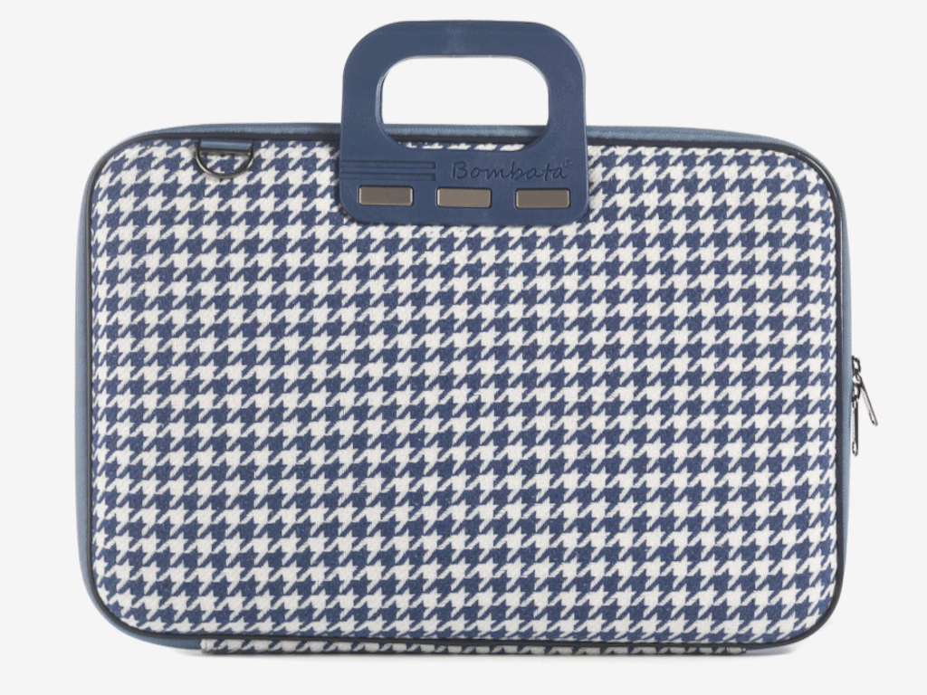 Torba BOMBATA Pied de Poule 15,6" /Dark Blue - Slika 2