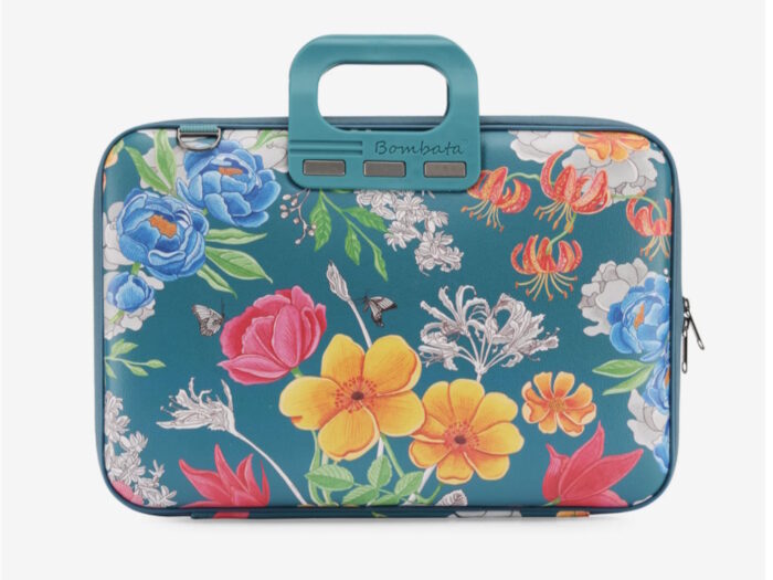 Torba BOMBATA Peonia  15,6"/16" - Limited Edition  Teal blue