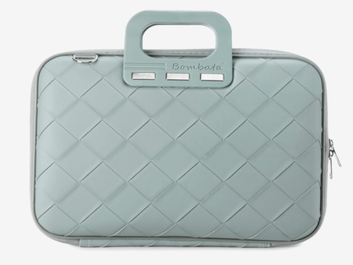 Torba BOMBATA Intrecciato 13/14 Light Blue /Dust