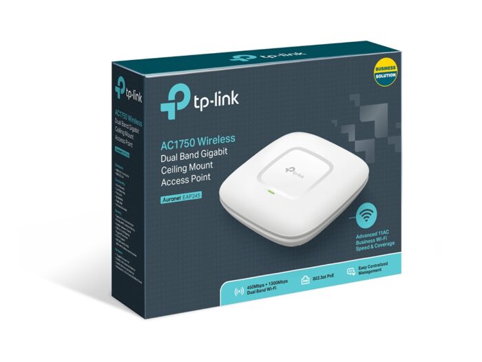 Acces point TP-LINK EAP245 Wi-Fi/AC1750/1350Mbps/450Mbps/2xGLAN/6x internih antena