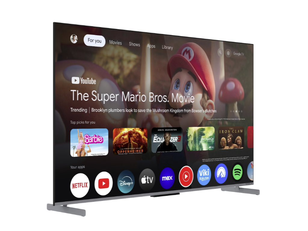 Televizor TESLA G55S949GUS/QLED/55"/4K/Smart/Google TV/siva