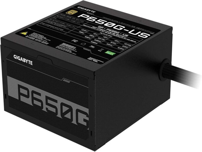 Napajanje GIGABYTE GP-P650G PG5/650W/ATX/80+Gold/crna