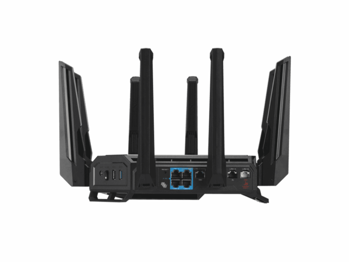 Bežicni ruter ASUS ROG Rapture GT-BE98/Quad Band WiFi 7(802.11be)/1376+5764+5764+11529 Mbps/8antena