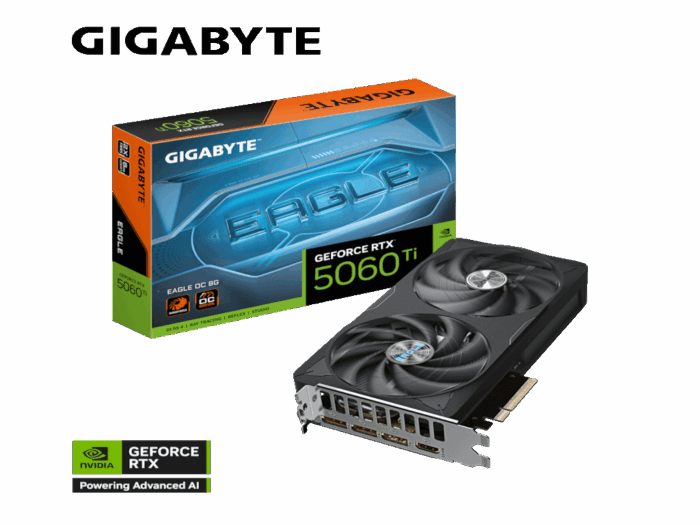 Graficke karte GIGABYTE GV-N506TEAGLE OC-8GD NVD/8GB/GDDR7/128bit/crna