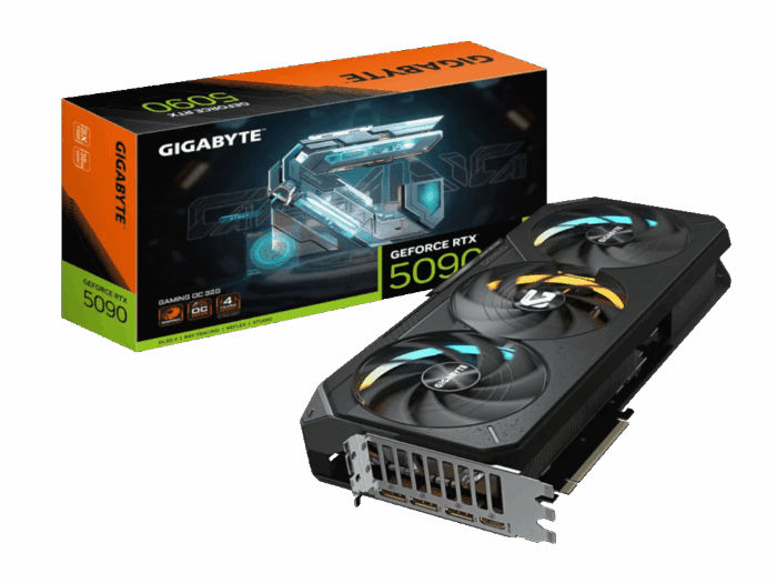 Graficka karta GIGABYTE GV-N5090GAMING OC-32GD NVD/32GB/GDDR7/512 bit/crna