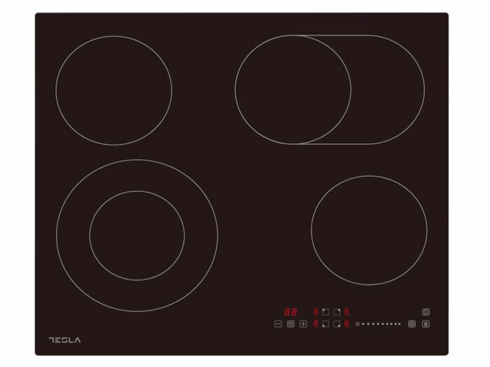 Ugradna ploca TESLA HV6411MX/staklokeramicka/4 zone/51,9cm/crna