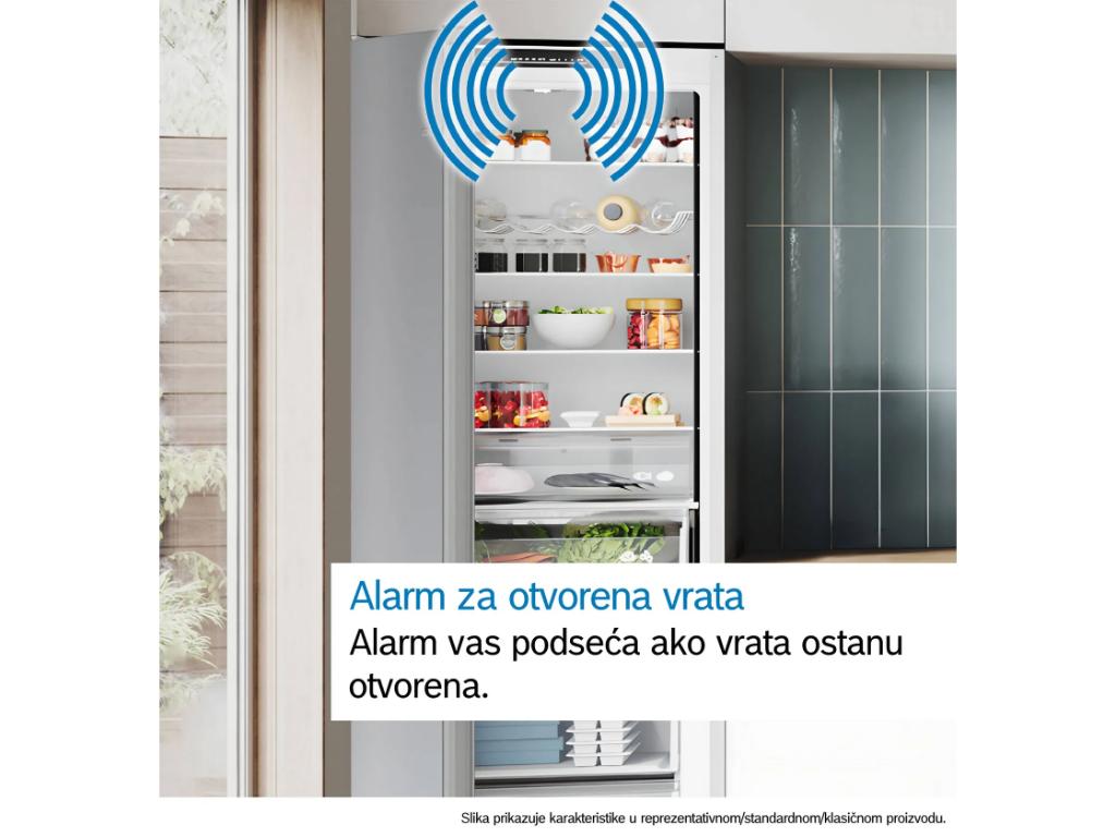 Frižider BOSCH KGN49LBCF/Serija 6/samostojeci/kombinovani/Total No Frost/C/440L/staklena vrata/crna - Slika 4