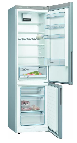 Frižider BOSCH KGV39VLEAS/Serija 4/samostojeci/kombinovani/E/347L/201x60x65cm/inox - Slika 4