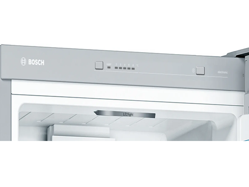 Frižider BOSCH KGV39VLEAS/Serija 4/samostojeci/kombinovani/E/347L/201x60x65cm/inox - Slika 2