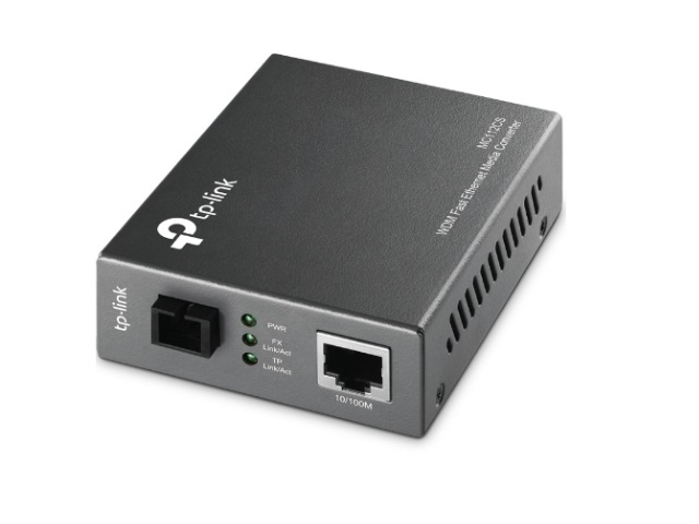 TP-LINK Media konverter 10/100Mbps to 100Mbps single-mode SC fiber, domet do 20km