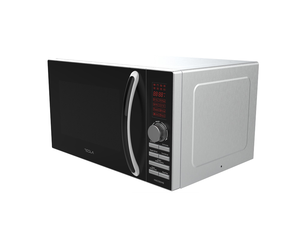 Mikrotalasna TESLA MW2390MB 23L/800W/grill 1000W/crna - Slika 3