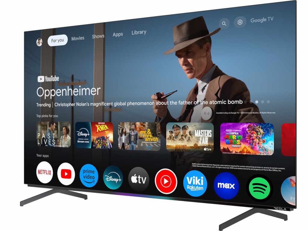 Televizor TESLA O65S949GUS/OLED/65"/4K/Smart/Google TV/siva