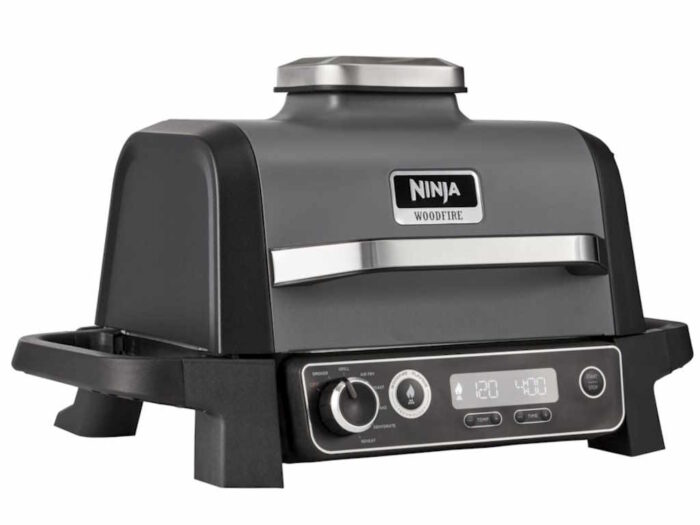 Gril NINJA OG701EU Woodfire Electric Outdoor BBQ Grill & Smoker/2400W/crna