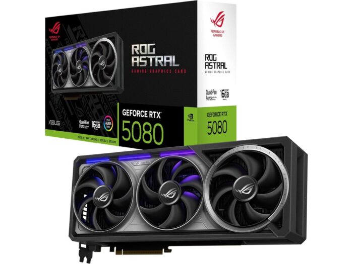 Graficka kartica ASUS  ROG-ASTRAL-RTX5080-O16G NVD/16GB/GDDR7/256bit/crna