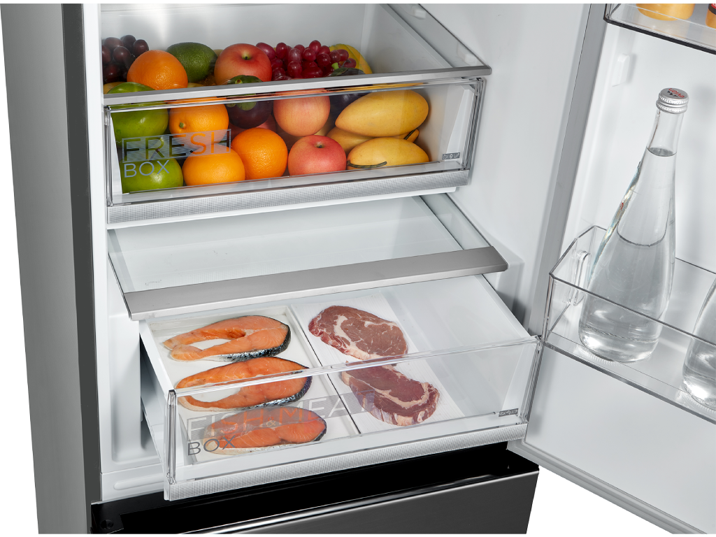 Frižider TESLA RC3800FMB kombinovani/Total No Frost/E/256L+122L/59,5x60x201cm/crna - Slika 3