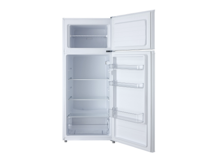 Frižider TESLA RD2100MSE dvoje vrata/rucno otapanje/E/166L+41L/55x55x143cm/siva