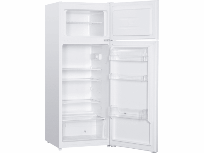 Frižider TESLA RD2101EH dvoja vrata/samootapajuci/E/169L+37L/54,5x55,5x142,6cm/bela