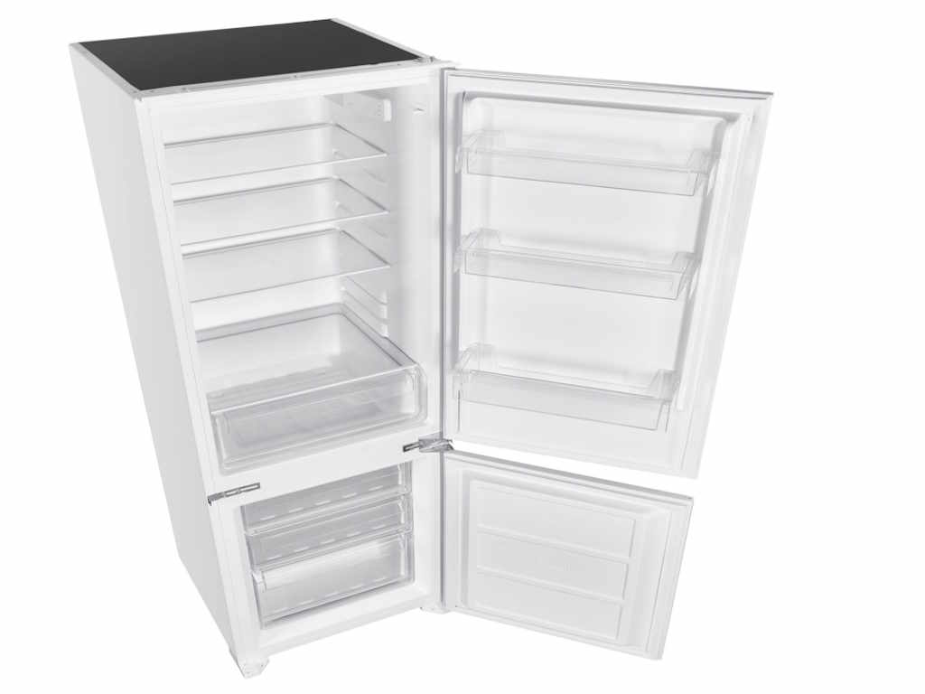 Frižider TESLA RI2500HE ugradni/dvoje vrata/rucno otapanje/F/179L+70L/54x54x178cm/bela