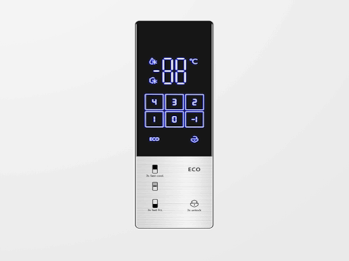 Frižider TCL RP409BWD0EE/samostojeci/kombinovani/Total No Frost/D/409L/185x59,5x68cm/bela