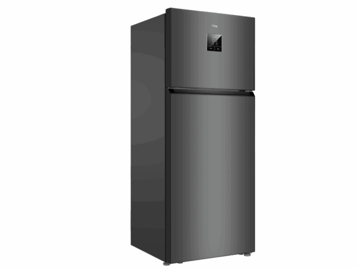 Frižider TCL RP465TSE1/samostojeci/kombinovani/TopFreezer/Total No Frost/E/465L/185x70,6x68,6cm/siva