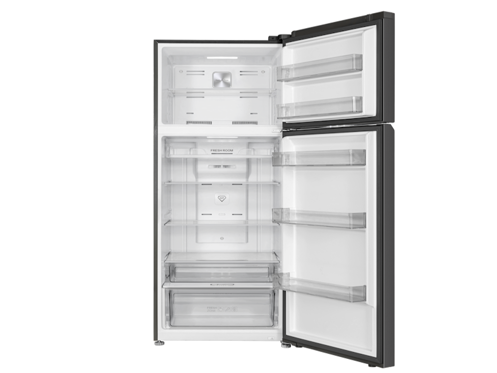Frižider TCL RP465TSE1/samostojeci/kombinovani/TopFreezer/Total No Frost/E/465L/185x70,6x68,6cm/siva - Slika 4