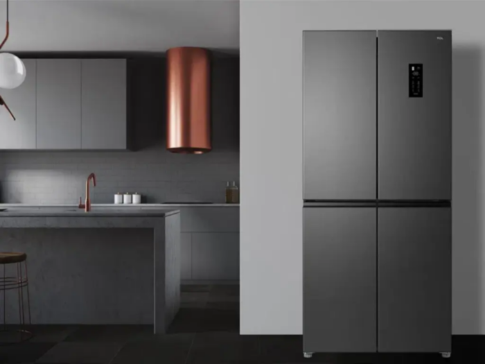 Frižider TCL RP470CSE1/samostojeci/multidoor/Cross-door/Total No Frost/E/470L/186x83,3x67,8cm/siva
