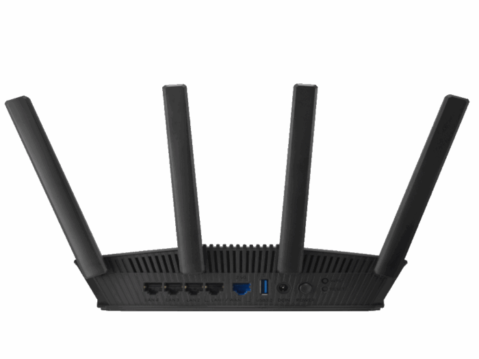 Bežicni ruter ASUS RT-BE58U Wi-Fi/2882 Mbps/688 Mbps/USB3.2/4 eksterne antene/crna