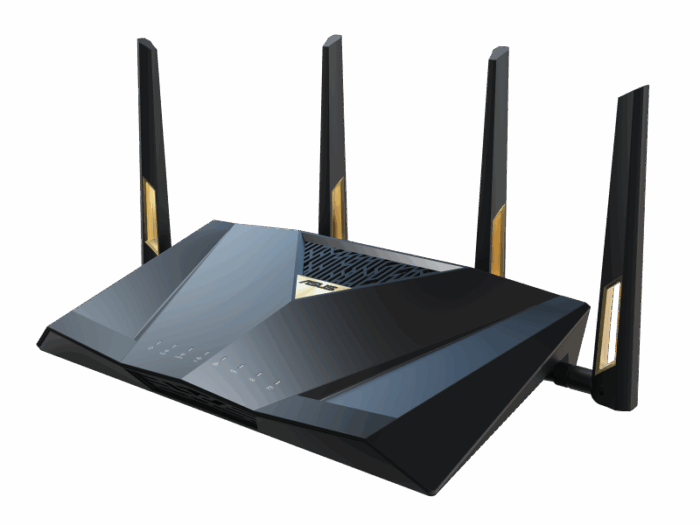 Bežicni ruter ASUS RT-BE88U WiFi 7(802.11be)/7.2 Gbps,/Dual 10G ports/SFP+ port/2x2,5G//4 antene