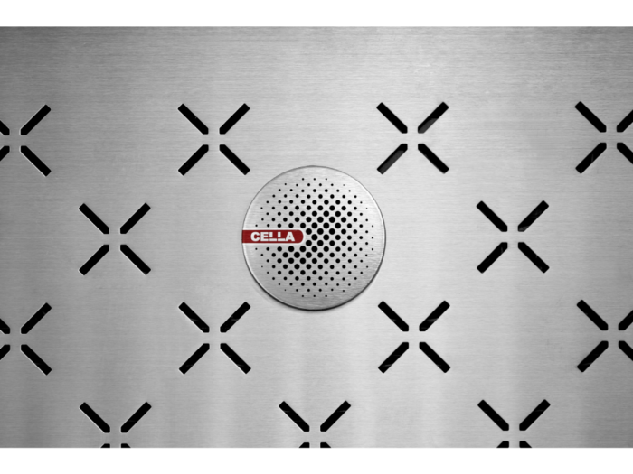 Vinska vitrina TESLA RW430M/E/dve zone/drvene police/193 boce/59,5x70,5x184,5/crna