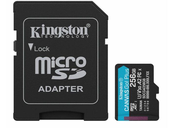 Memorije kartice KINGSTON SDCG4/256GB/Canvas Go! Plus/microSD/200/160MB/s/+adapter